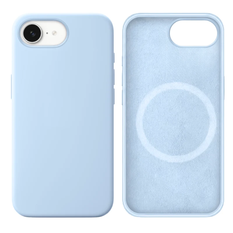 LindeCovers iPhone 16e Silikonecover - MagSafe Kompatibel 43 New Sky Blue