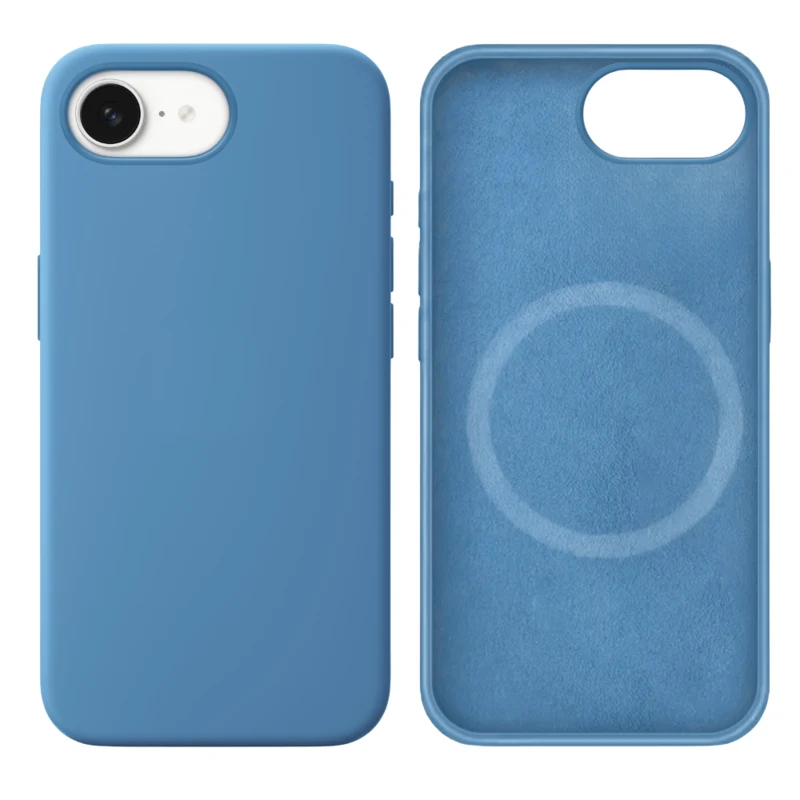 LindeCovers iPhone 16e Silikonecover - MagSafe Kompatibel 24 Light Blue