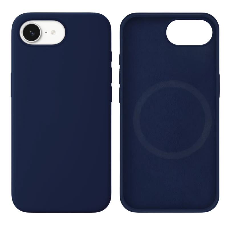 LindeCovers iPhone 16e Silikonecover - MagSafe Kompatibel 63 Navy Blue