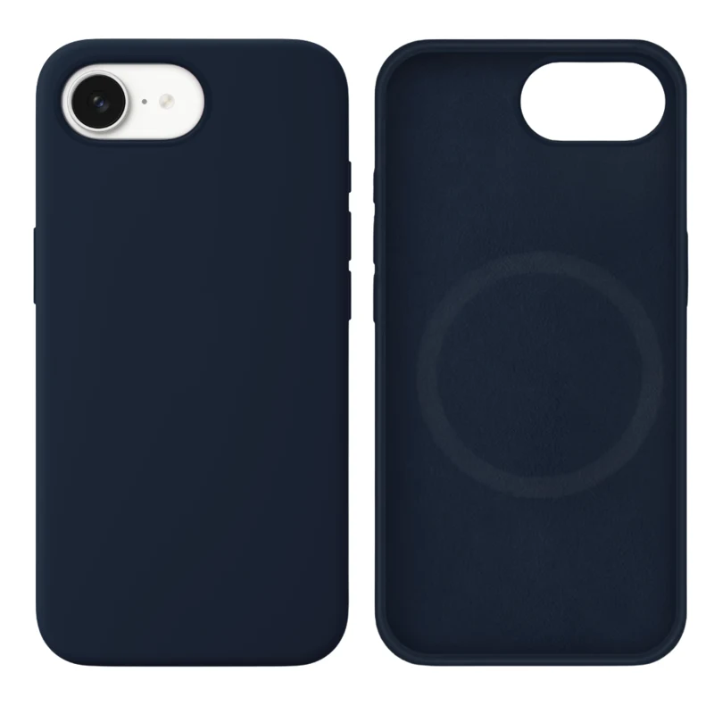 LindeCovers iPhone 16e Silikonecover - MagSafe Kompatibel 8 Midnight Blue