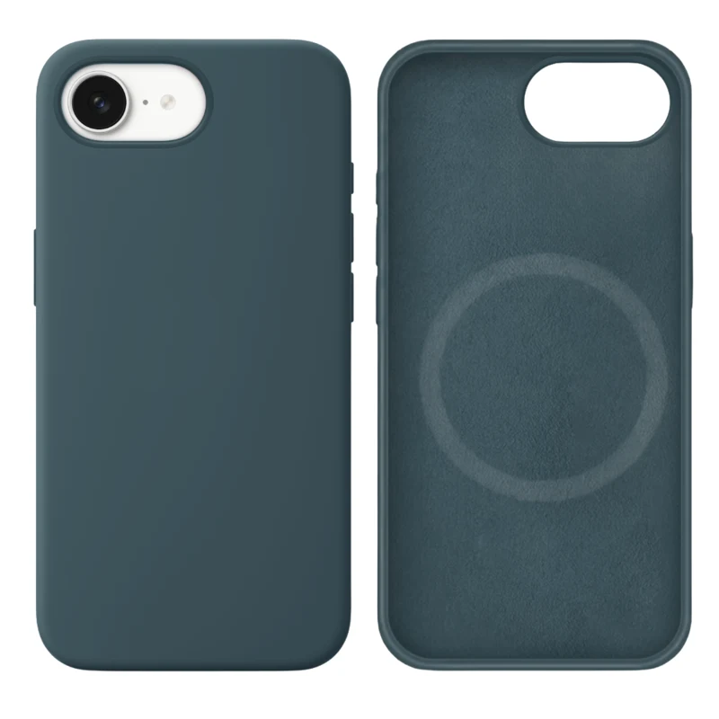 LindeCovers iPhone 16e Silikonecover - MagSafe Kompatibel 72 Granny Gray