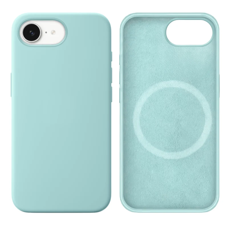 LindeCovers iPhone 16e Silikonecover - MagSafe Kompatibel 73 Light Lime Green