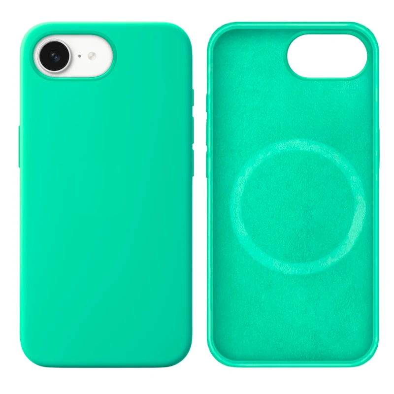 LindeCovers iPhone 16e Silikonecover - MagSafe Kompatibel 50 Rehmannia Green