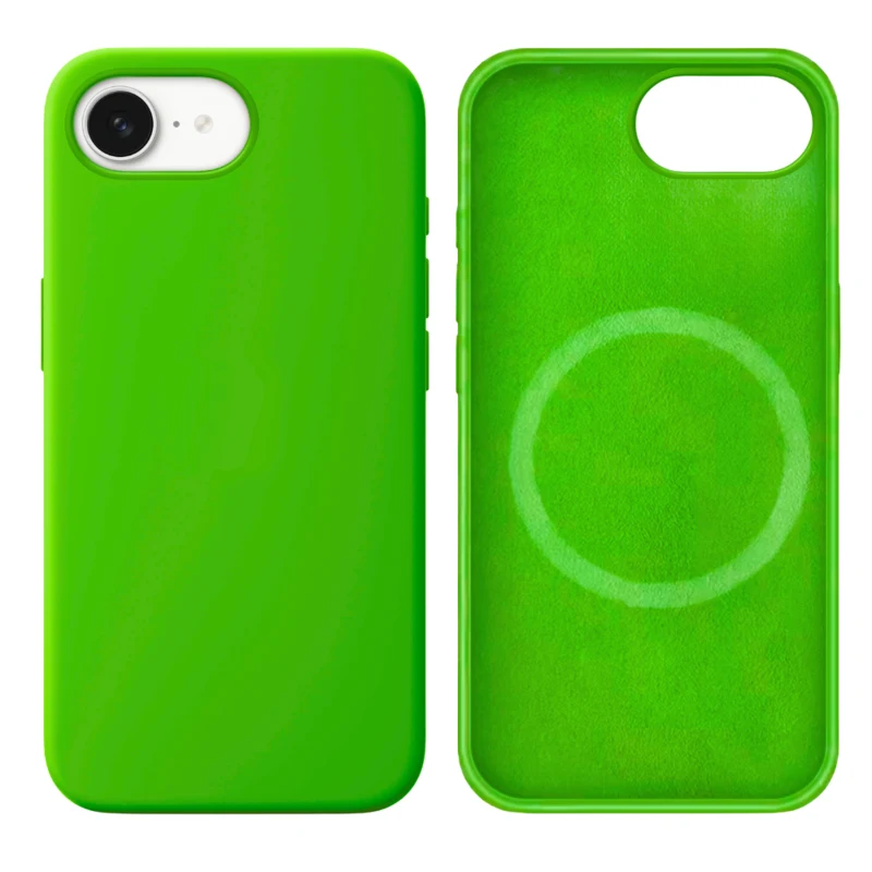 LindeCovers iPhone 16e Silikonecover - MagSafe Kompatibel 31 Dark Green