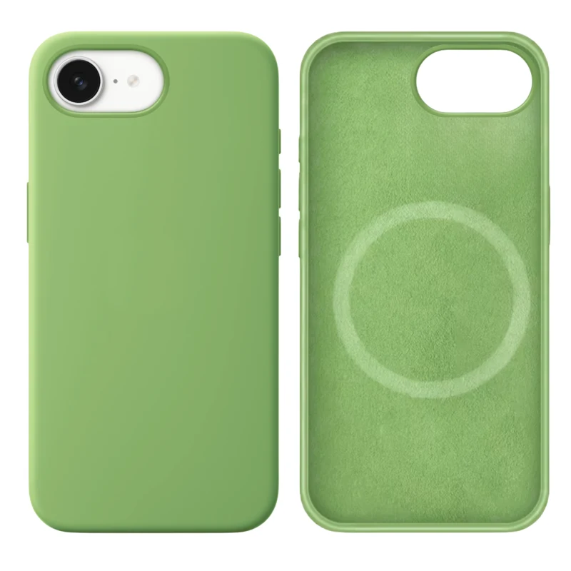 LindeCovers iPhone 16e Silikonecover - MagSafe Kompatibel 1 Mint Green