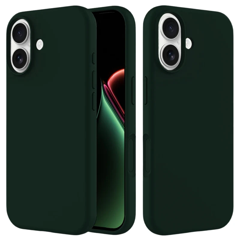 LindeCovers iPhone 17 - Silikonecover 49 Green Black