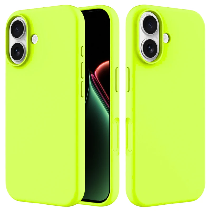 LindeCovers iPhone 17 - Silikonecover 60 Fluorescent Green