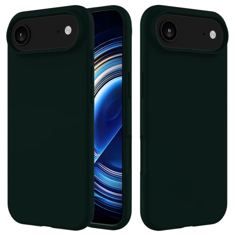 LindeCovers iPhone Air - Silikonecover 49 Green Black