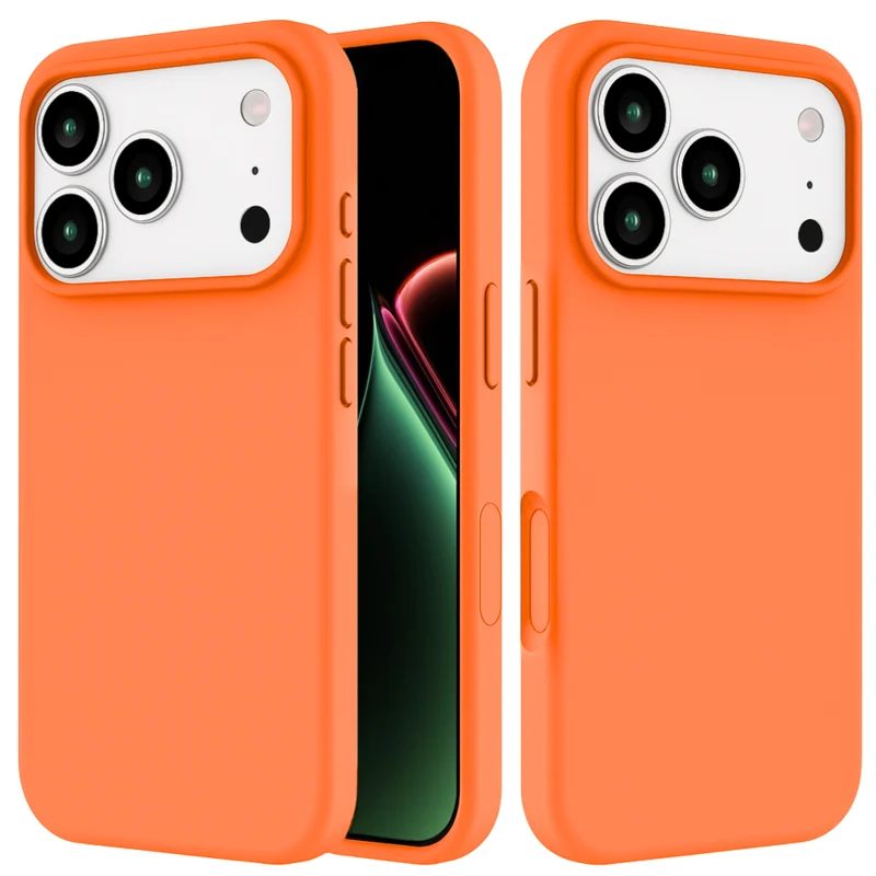 LindeCovers iPhone 17 Pro - Silikonecover 56 Papaya