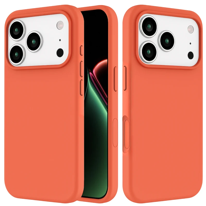 LindeCovers iPhone 17 Pro - Silikonecover 2 Apricot Orange