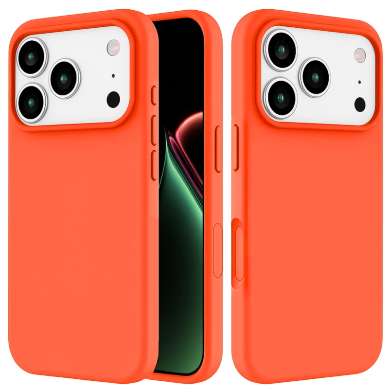 LindeCovers iPhone 17 Pro - Silikonecover 13 Orange