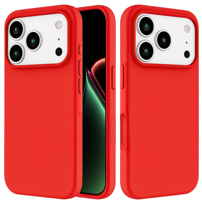 LindeCovers iPhone 17 Pro - Silikonecover 14 Red