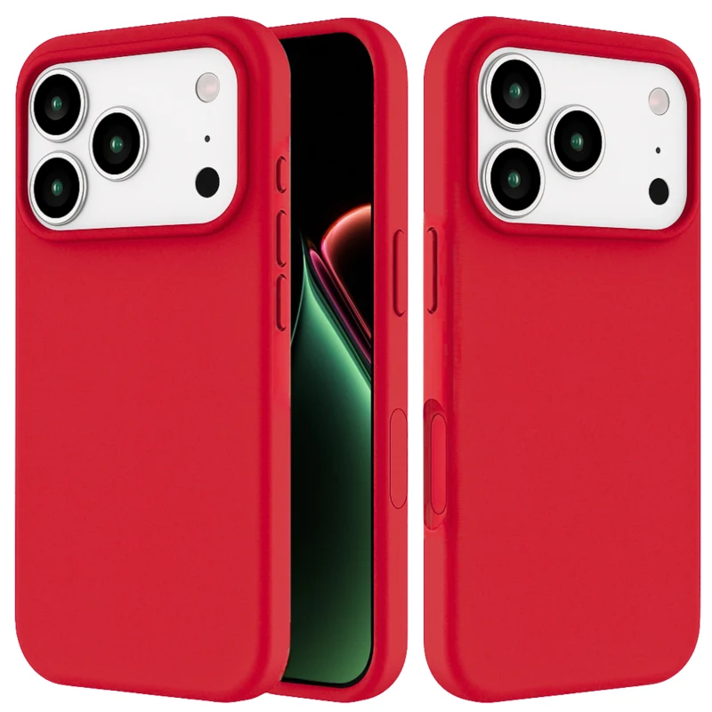LindeCovers iPhone 17 Pro - Silikonecover 39 Cranberry