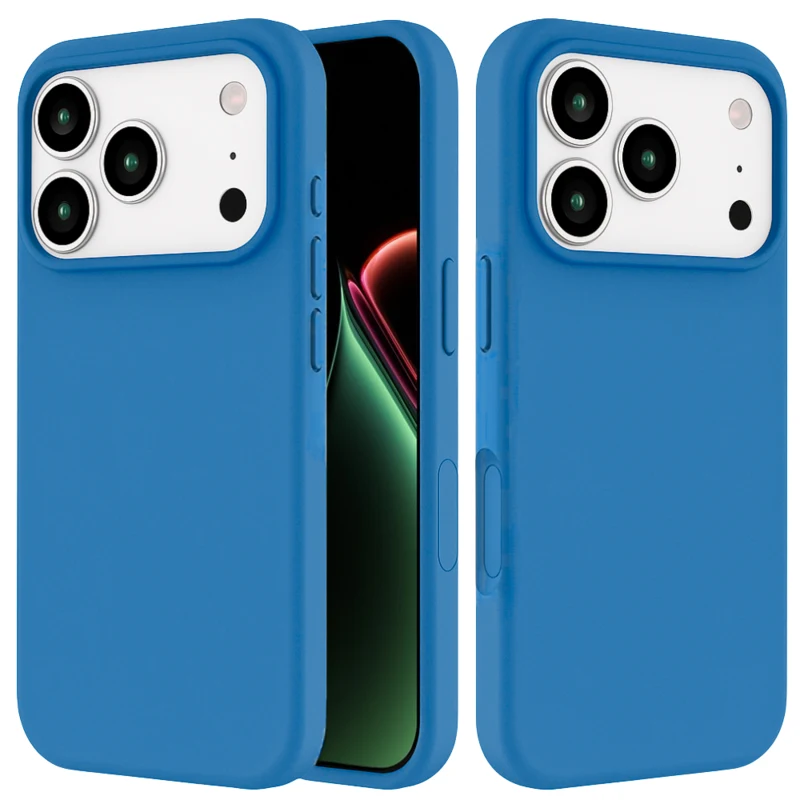 LindeCovers iPhone 17 Pro - Silikonecover 38 Cowboy Blue