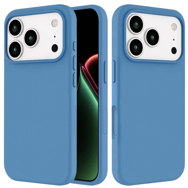 LindeCovers iPhone 17 Pro - Silikonecover 24 Light Blue