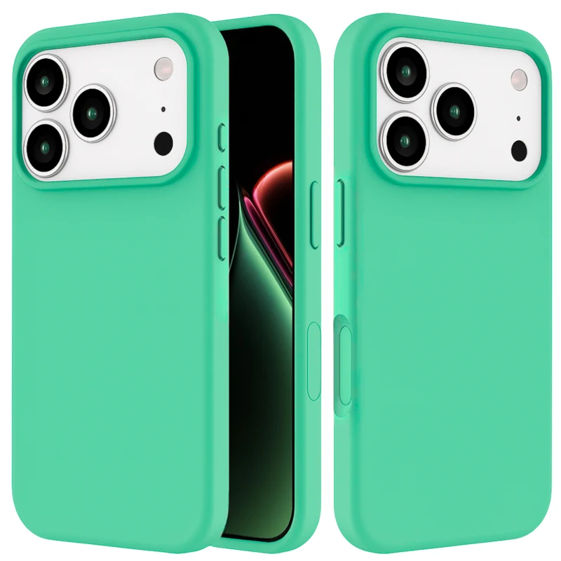 LindeCovers iPhone 17 Pro - Silikonecover 50 Rehmannia Green