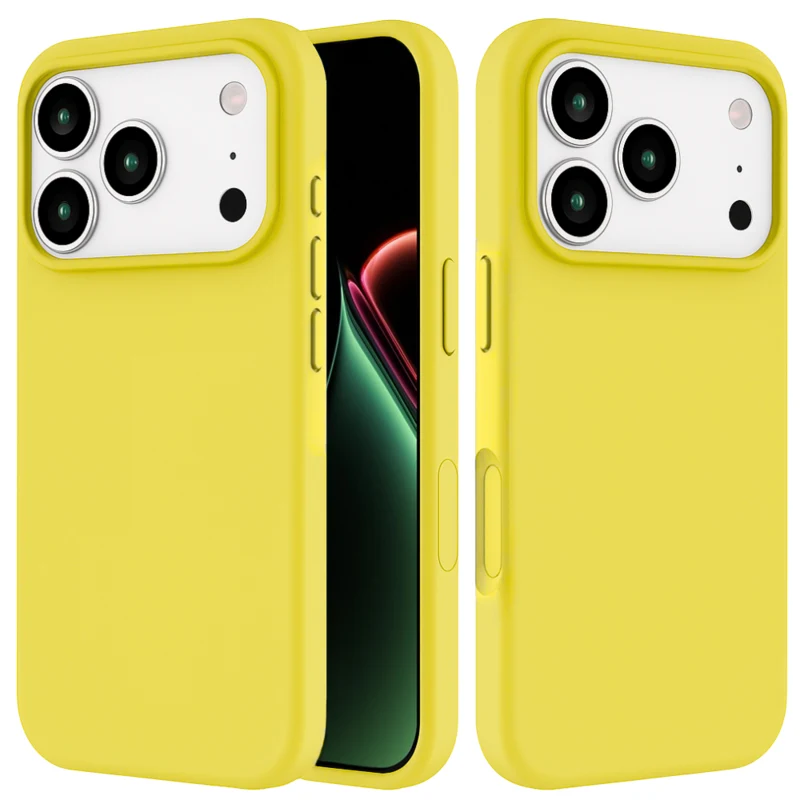 LindeCovers iPhone 17 Pro - Silikonecover 32 Shiny Yellow