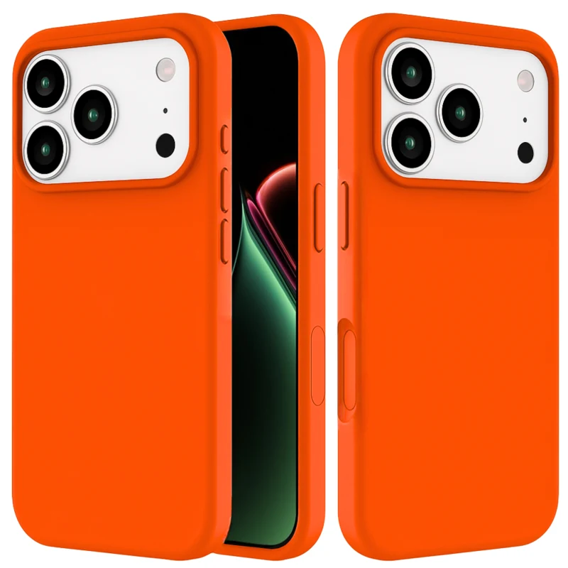 LindeCovers iPhone 17 Pro Max - Silikonecover 66 Golden Orange