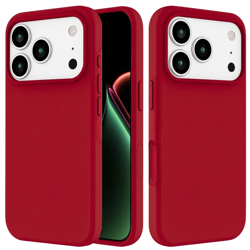 LindeCovers iPhone 17 Pro Max - Silikonecover 33 Dark Red