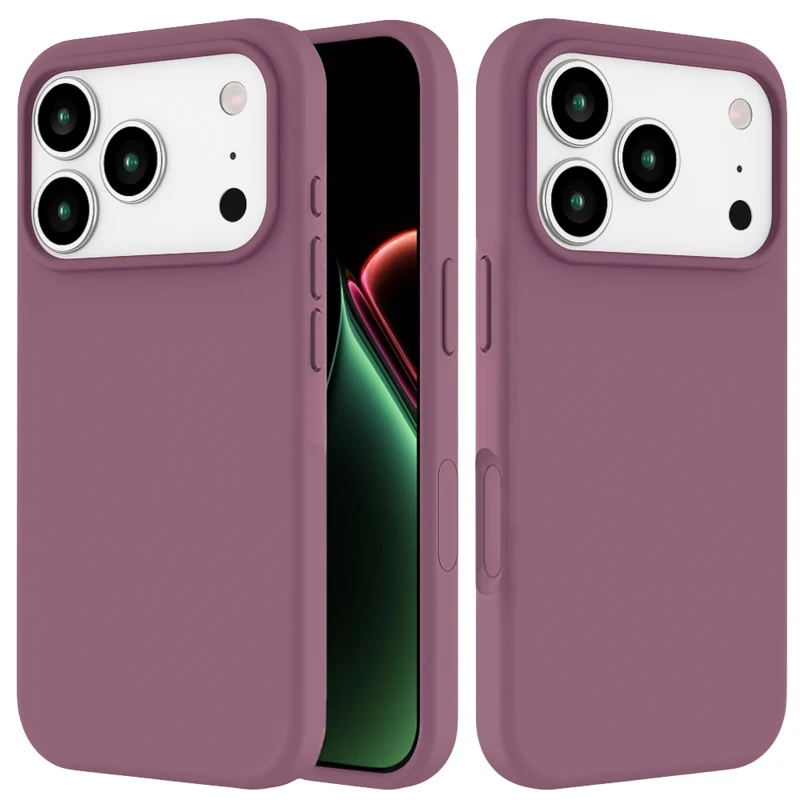 LindeCovers iPhone 17 Pro Max - Silikonecover 62 Black Currant