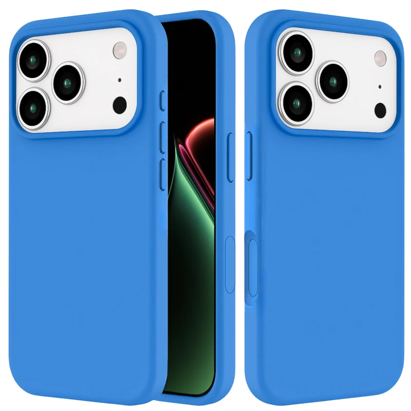 LindeCovers iPhone 17 Pro Max - Silikonecover 3 Deep Lake Blue