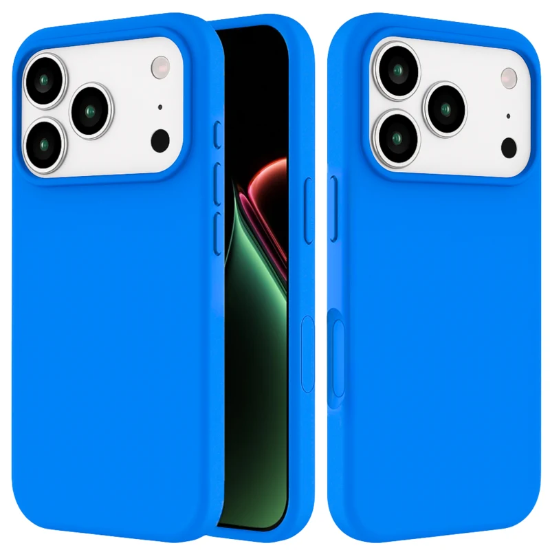 LindeCovers iPhone 17 Pro Max - Silikonecover 70 Mediterranean Blue