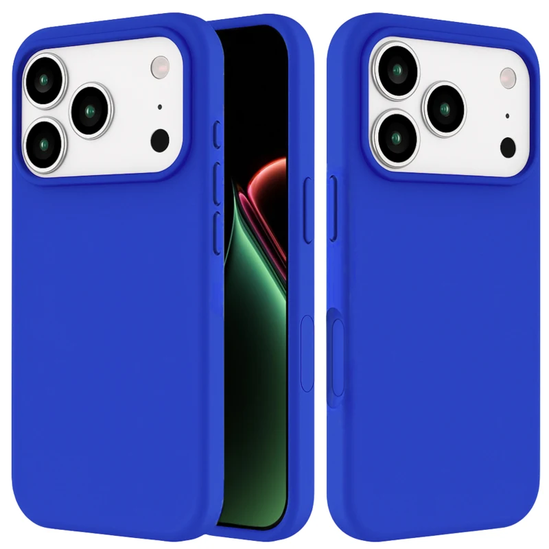 LindeCovers iPhone 17 Pro Max - Silikonecover 40 Gemstone Blue