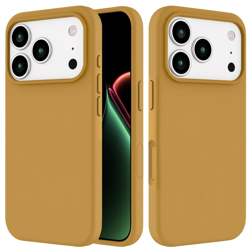 LindeCovers iPhone 17 Pro Max - Silikonecover 28 Golden