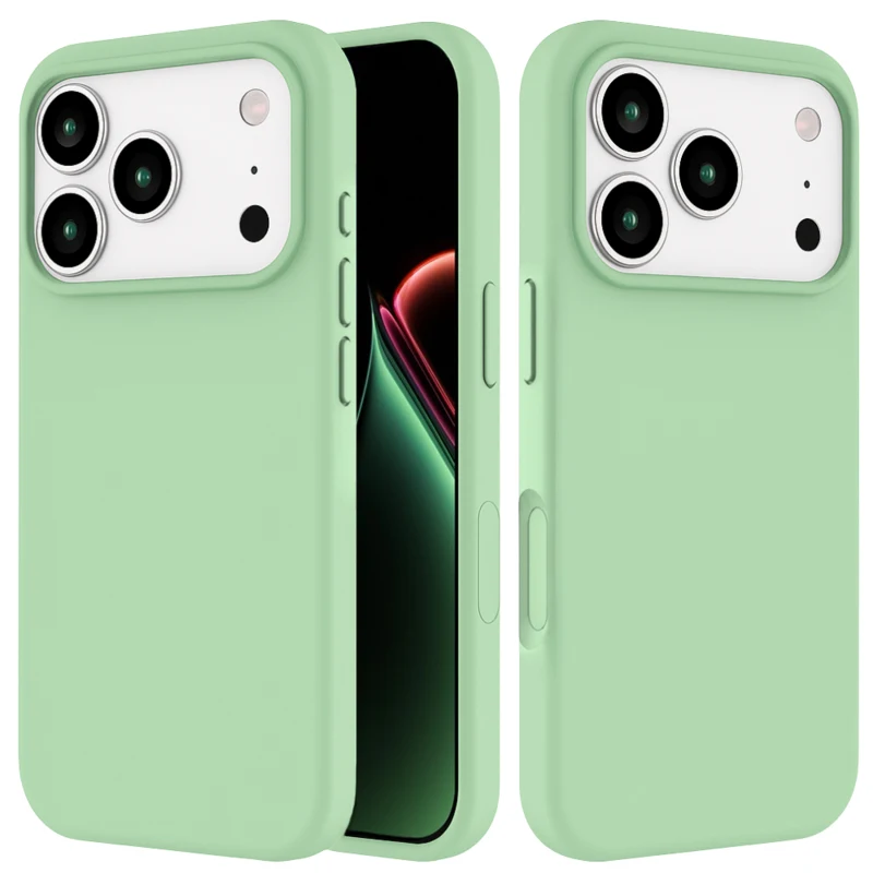 LindeCovers iPhone 17 Pro Max - Silikonecover 68 Pistachio
