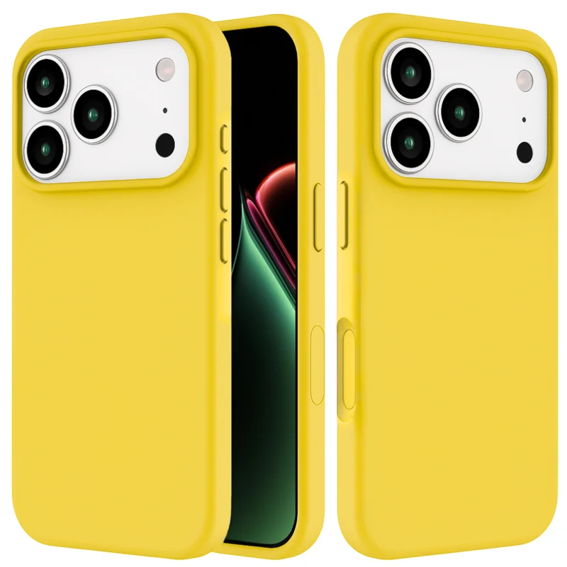 LindeCovers iPhone 17 Pro Max - Silikonecover 55 Light Yellow