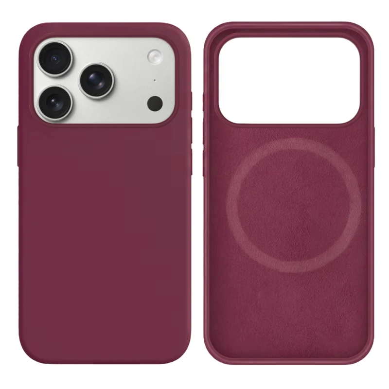 LindeCovers iPhone 17 Pro Silikonecover - MagSafe Kompatibel 45 Purple