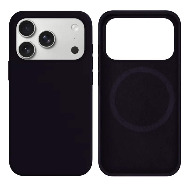 LindeCovers iPhone 17 Pro Silikonecover - MagSafe Kompatibel 77 Berry Purple