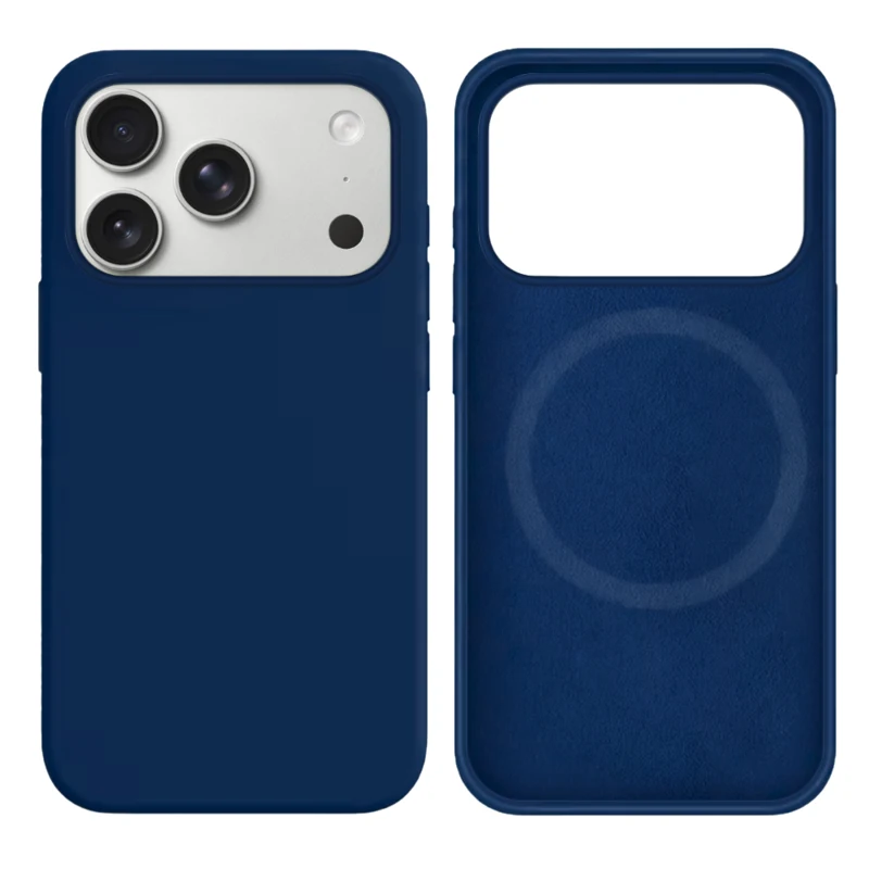 LindeCovers iPhone 17 Pro Silikonecover - MagSafe Kompatibel 20 Cobalt Blue
