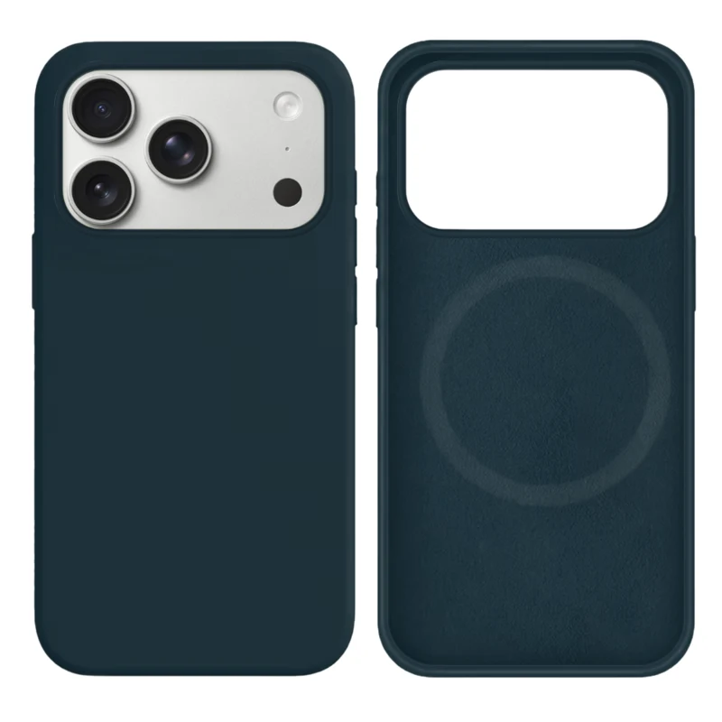 LindeCovers iPhone 17 Pro Silikonecover - MagSafe Kompatibel 8 Midnight Blue