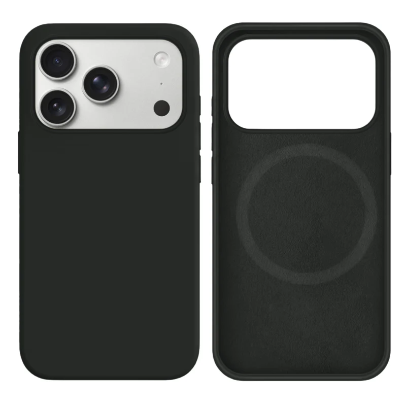 LindeCovers iPhone 17 Pro Silikonecover - MagSafe Kompatibel 34 Olive
