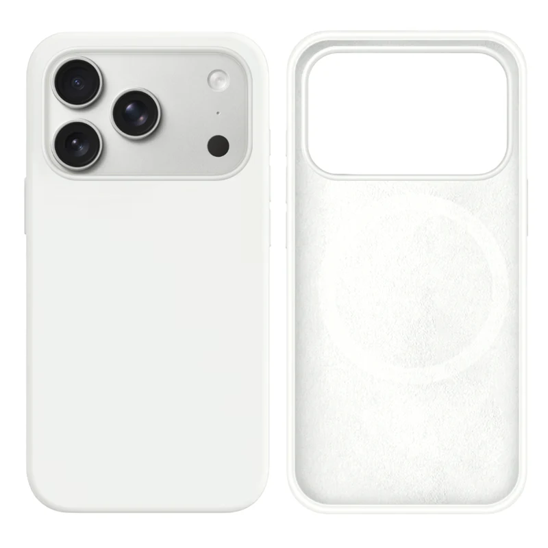 LindeCovers iPhone 17 Pro Max Silikonecover - MagSafe Kompatibel 9 White