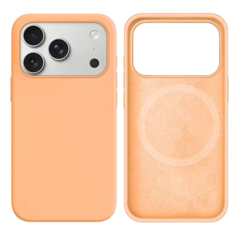 LindeCovers iPhone 17 Pro Max Silikonecover - MagSafe Kompatibel 69 Honeydew