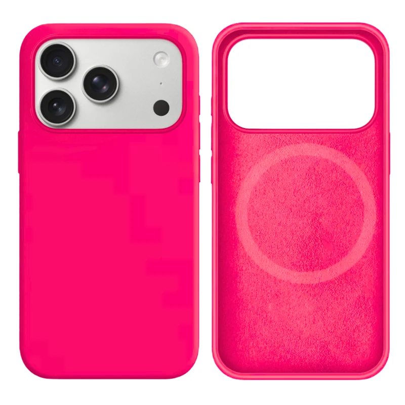 LindeCovers iPhone 17 Pro Max Silikonecover - MagSafe Kompatibel 47 Fluorescent