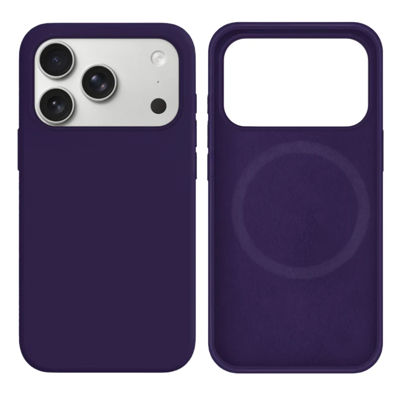 LindeCovers iPhone 17 Pro Max Silikonecover - MagSafe Kompatibel 71 Amethyst
