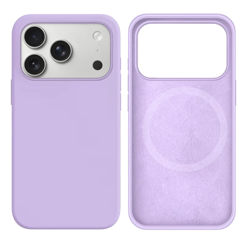 LindeCovers iPhone 17 Pro Max Silikonecover - MagSafe Kompatibel 76 Lilac