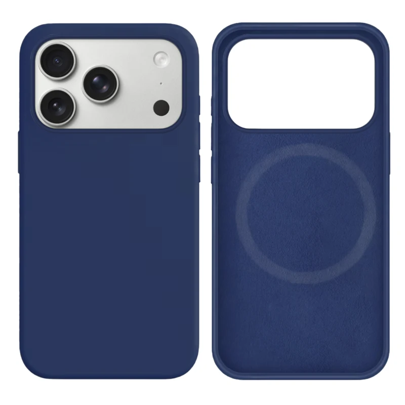 LindeCovers iPhone 17 Pro Max Silikonecover - MagSafe Kompatibel 57 Ice Ocean Blue
