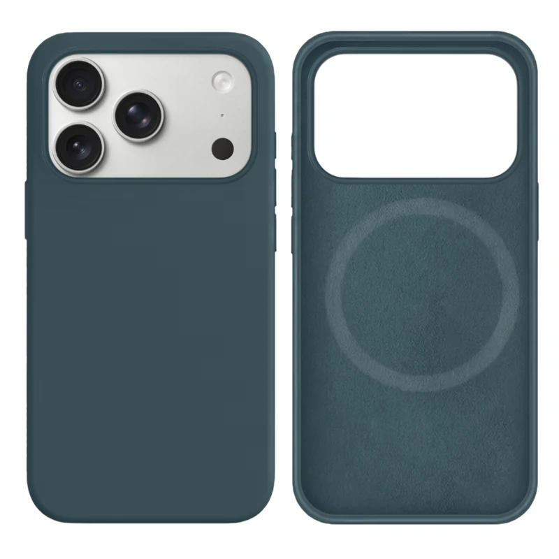 LindeCovers iPhone 17 Pro Max Silikonecover - MagSafe Kompatibel 72 Granny Gray
