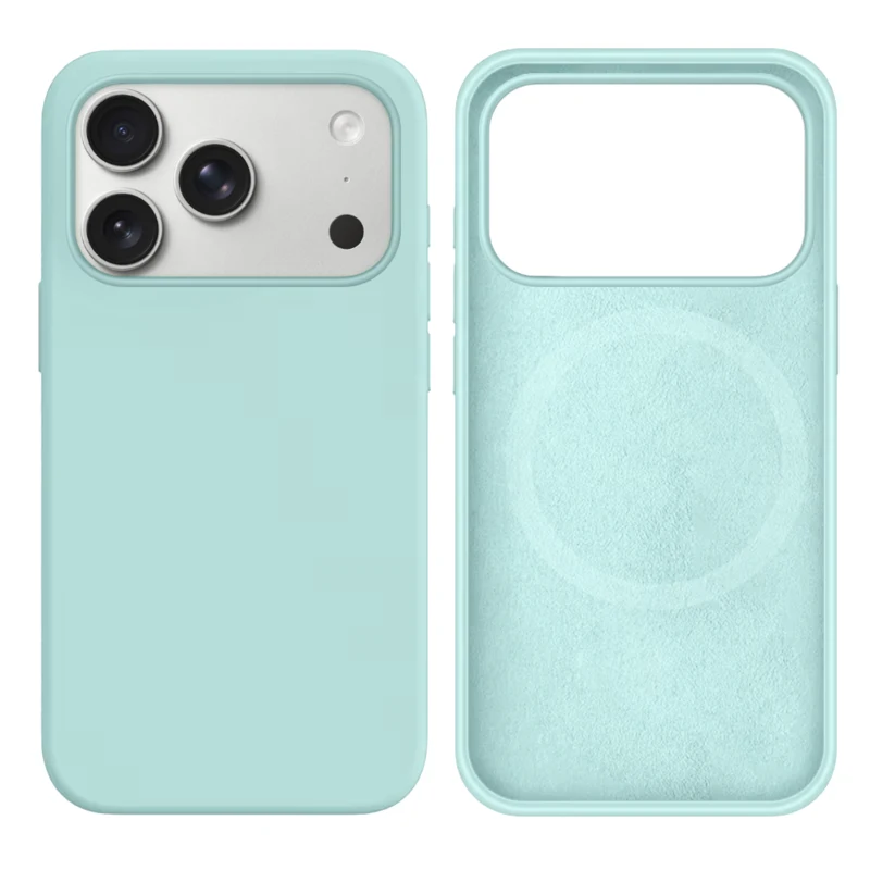 LindeCovers iPhone 17 Pro Max Silikonecover - MagSafe Kompatibel 73 Light Lime Green
