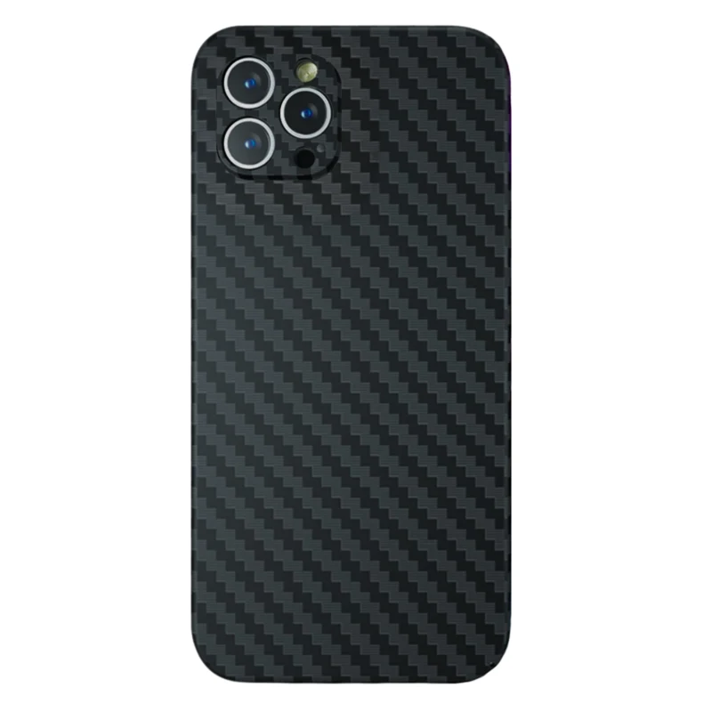 LindeCovers iPhone 12 Pro Carbon Cover 01 Black