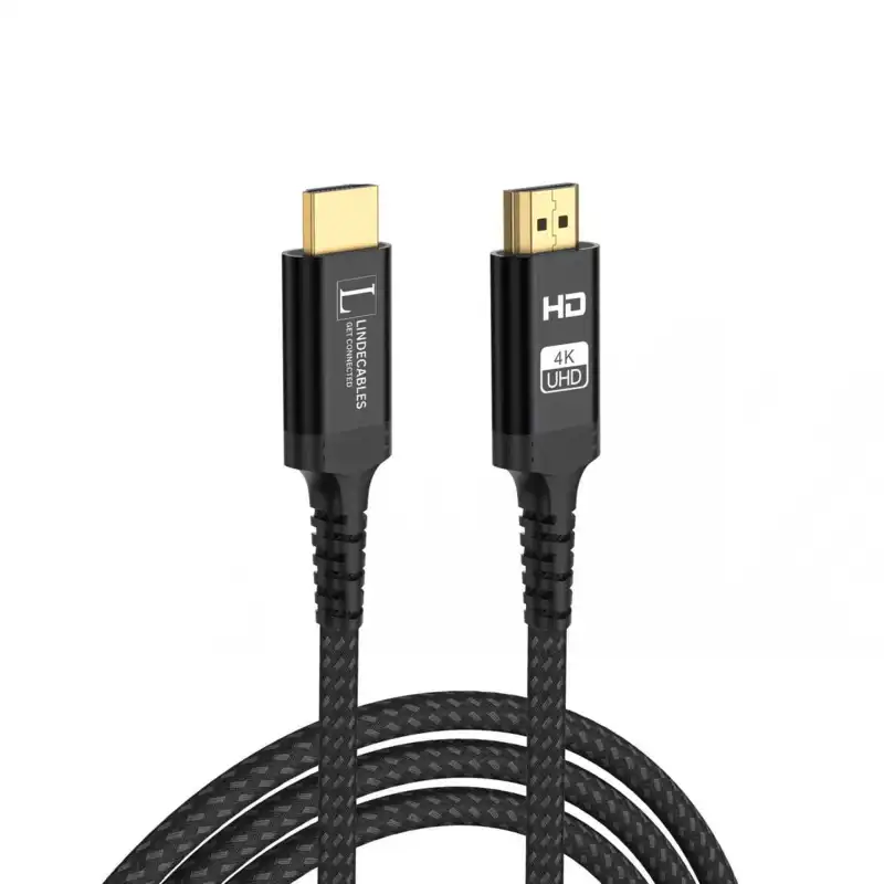 LindeCables - 1 meter - Sort