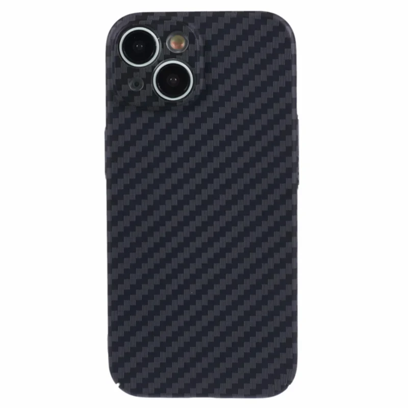 LindeCovers iPhone 13 Carbon Cover 01 Black