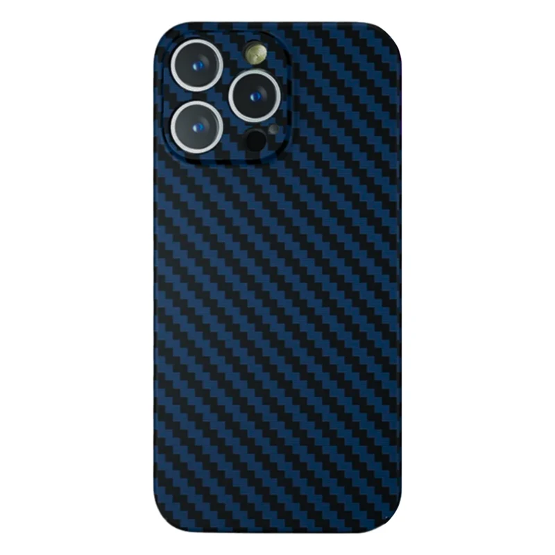 LindeCovers iPhone 14 Pro Max Carbon Cover 04 Dark Blue