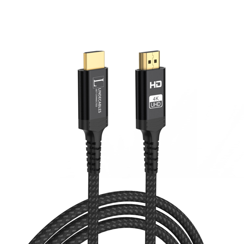 LindeCables - 5 meter - Sort