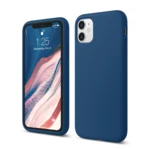 LindeCovers iPhone 11 - Silikonecover 74 Bird Feather Moniror