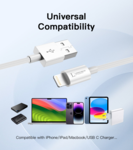 LindeCables -  1 meter - Hvid